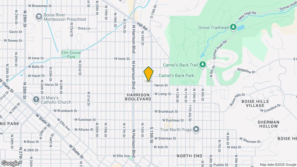 1502 Heron St Map and Location Details