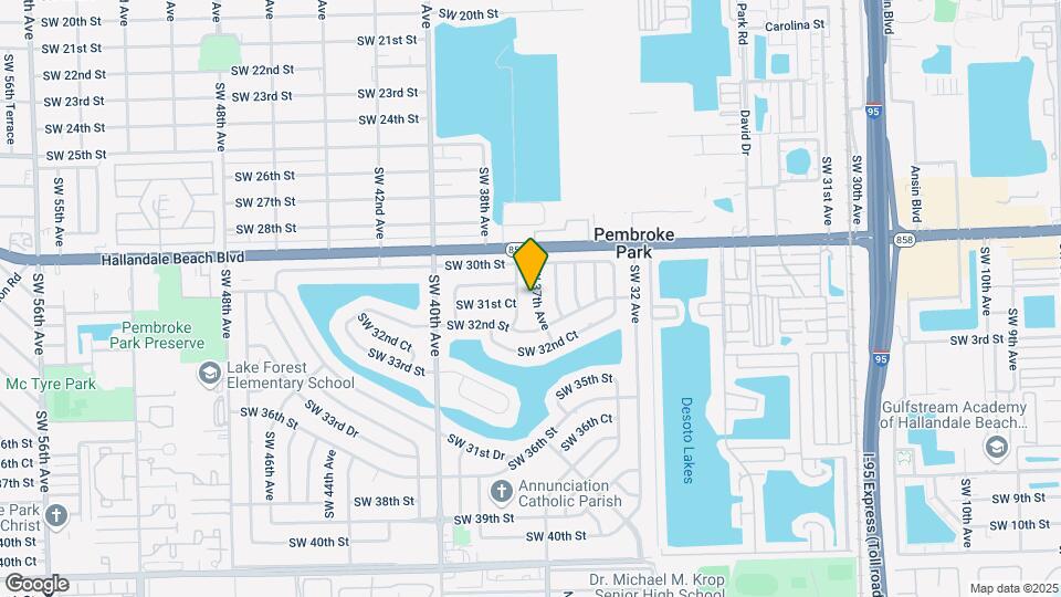 3120 SW 37th Ave Mapa y Detalles de la Ubicación