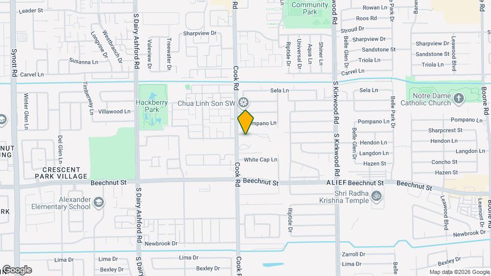 7913 Cook Rd Map and Location Details