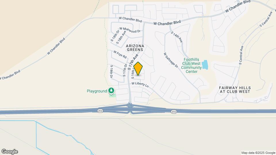 1642 W Windsong Dr Map and Location Details