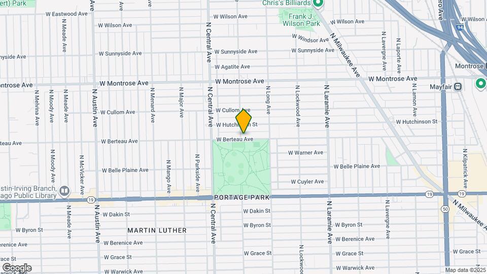 5454 W Berteau Ave Mapa y Detalles de la Ubicación