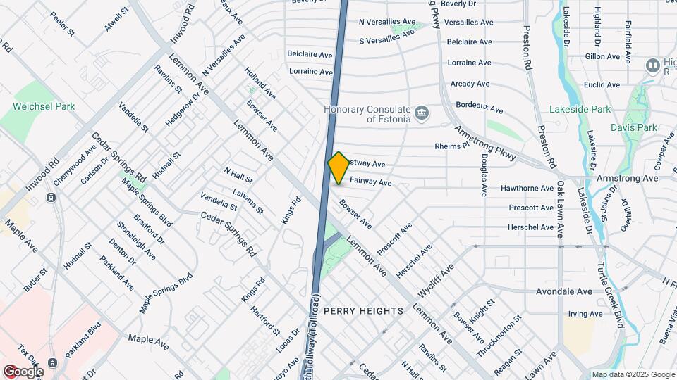 4558 Roland Ave Map and Location Details