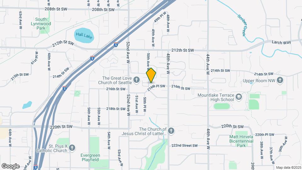 Mountlake Terrace Map and Location Details
