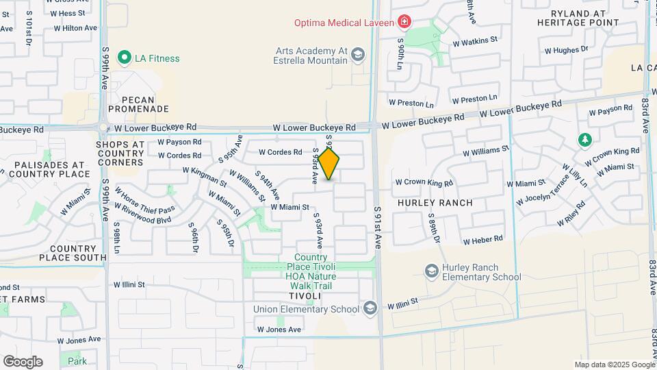 3108 S 92nd Dr Map and Location Details