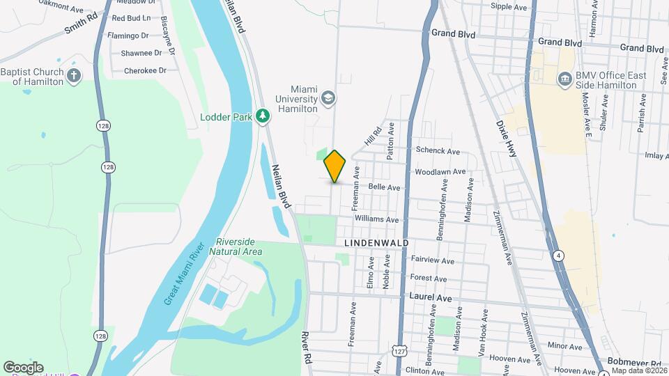 2180 University Blvd Map and Location Details