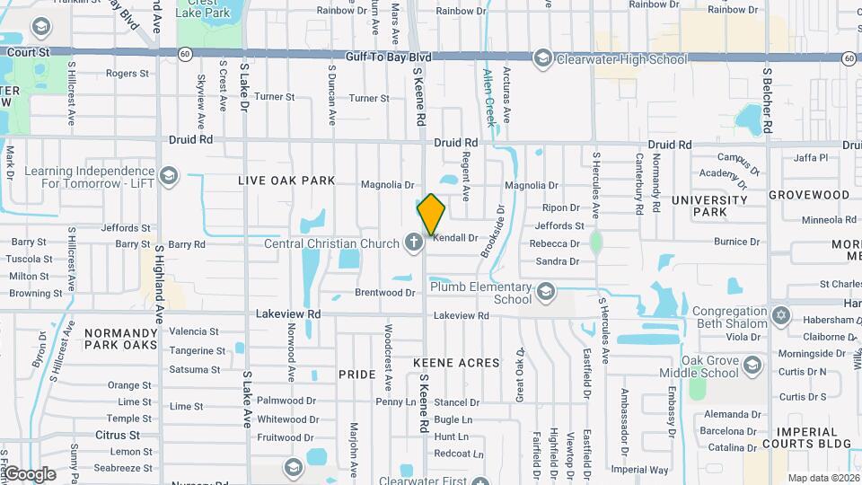 1215 S Keene Rd Map and Location Details