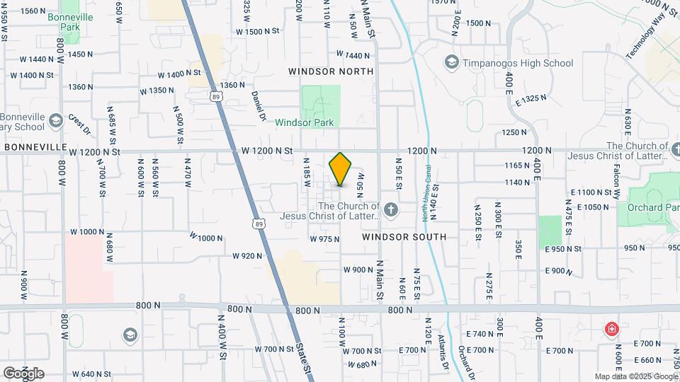 1026 N 1090 W St Map and Location Details