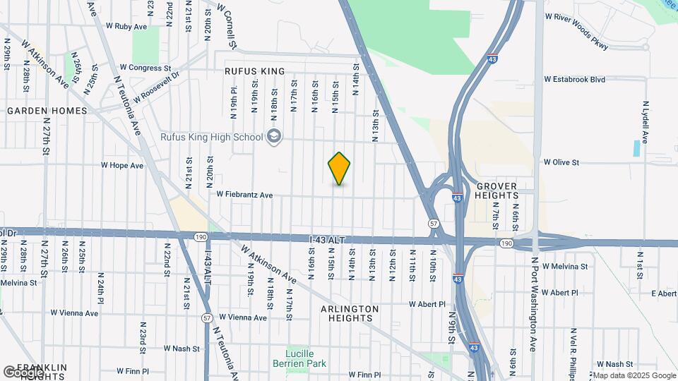 4106 N 15th St Map and Location Details