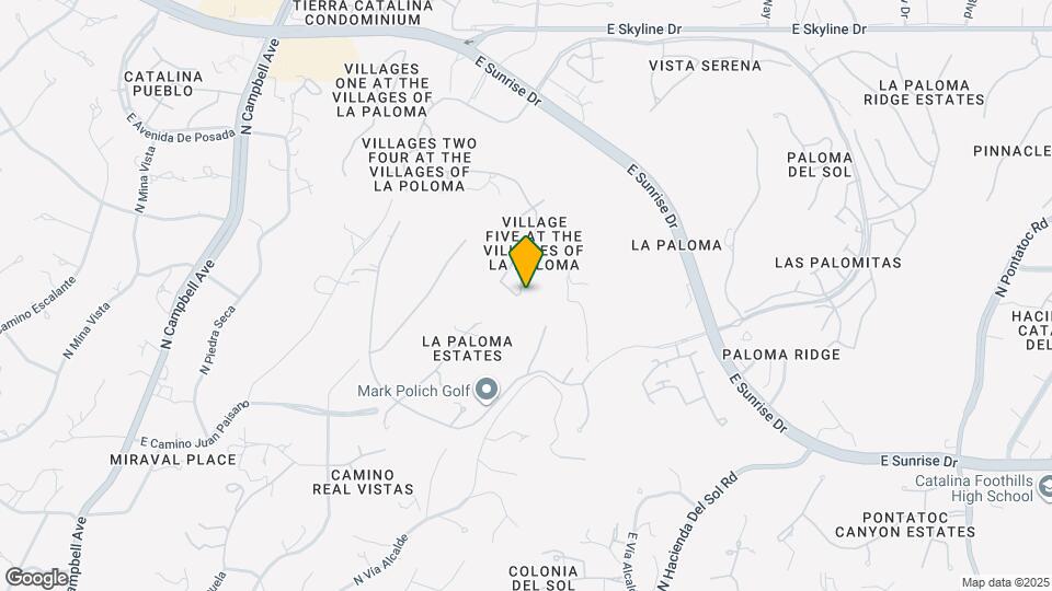 5926 N Campo Abierto Map and Location Details