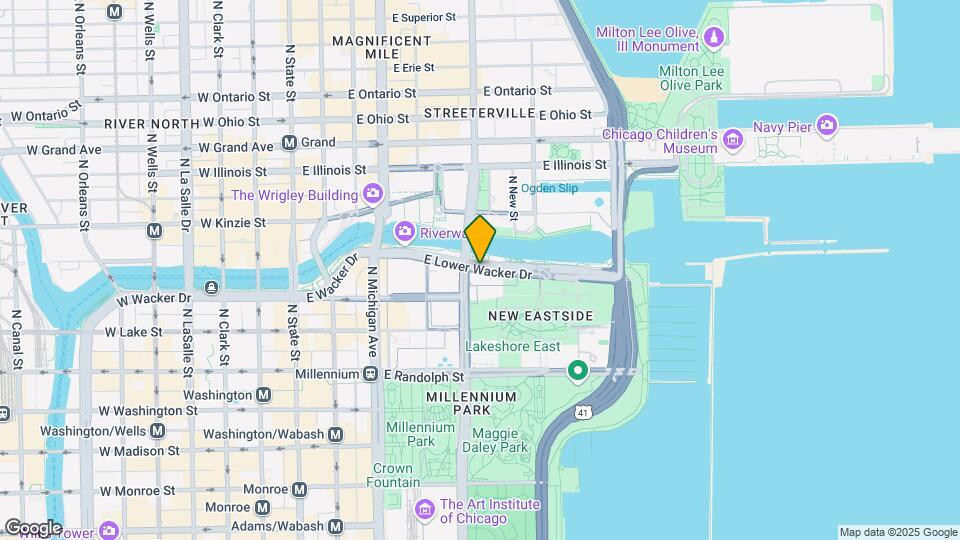 354 E Wacker Dr Map and Location Details