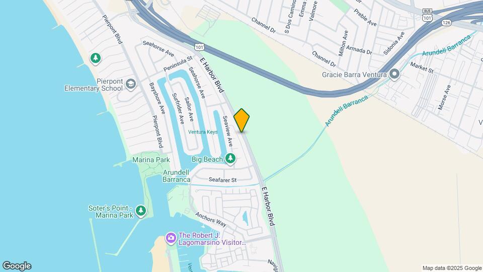 3037 E Harbor Blvd Map and Location Details