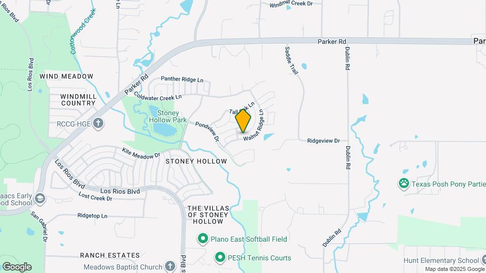 3829 Walnut Ridge Ln Map and Location Details