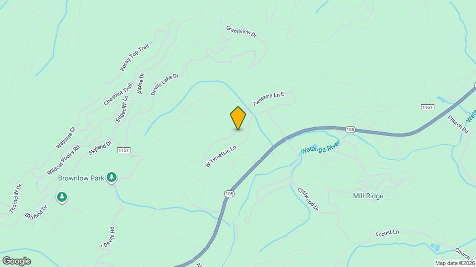 830 W Tweetsie Ln Map and Location Details