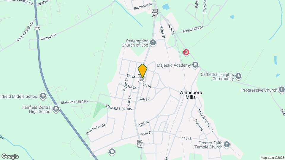 315 Columbia Rd Map and Location Details