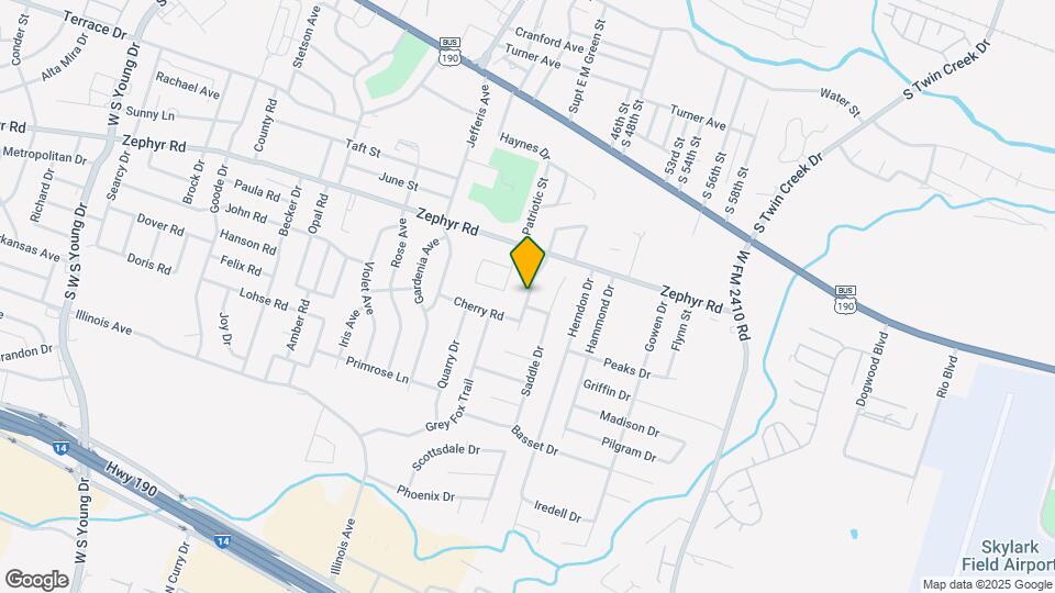 1305 Fox Creek Dr Map and Location Details