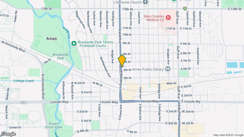 604 Grand Ave Mapa y Detalles de la Ubicación
