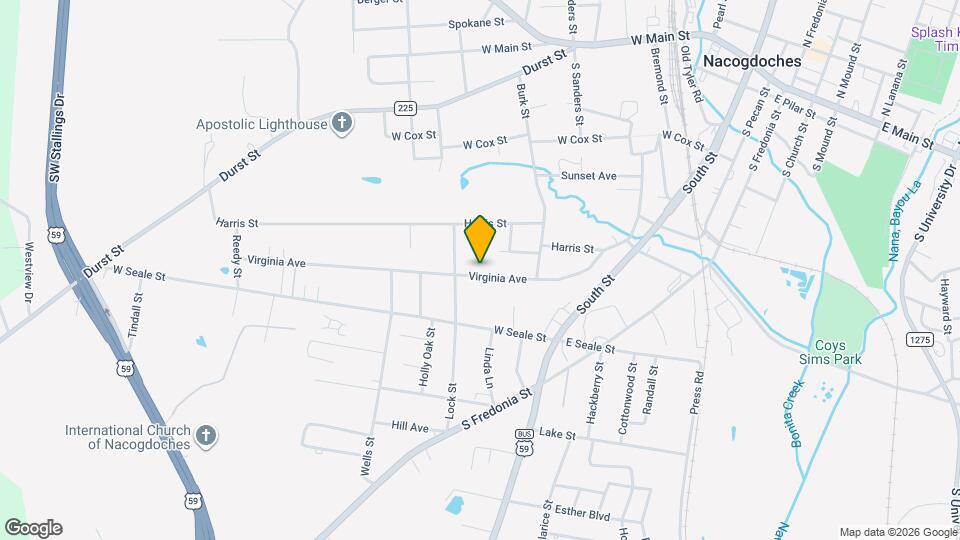 1502 Virginia Ave Map and Location Details