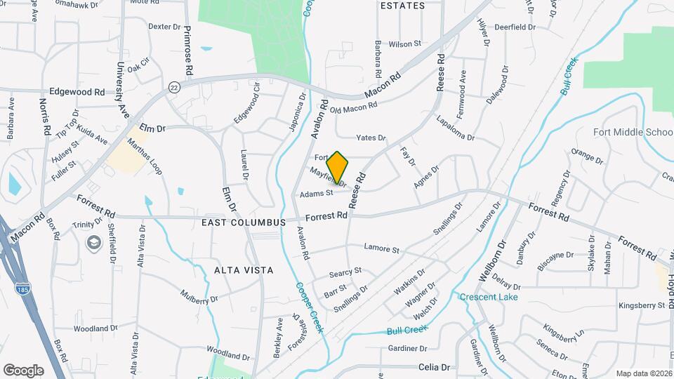 4265 Adams St Map and Location Details