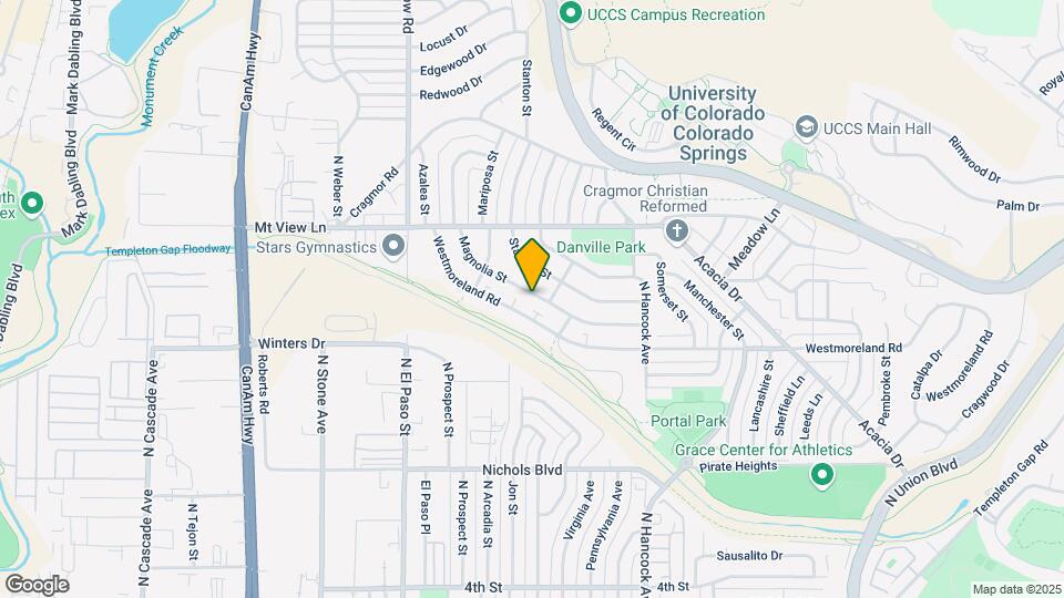 1065 Magnolia St Map and Location Details