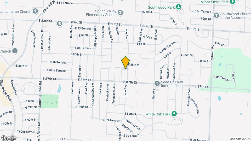 8614 Lane Ave Map and Location Details