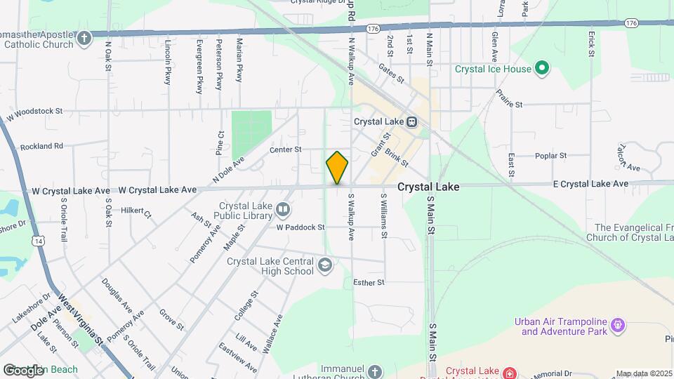 19 W Crystal Lake Ave Map and Location Details