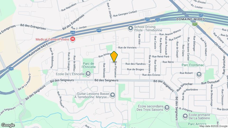 1820 De Plaisance Rue Map and Location Details