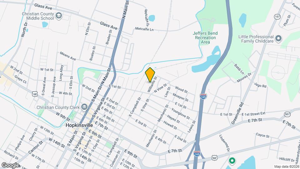 117 Williams St Map and Location Details