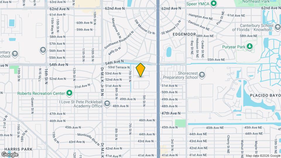 595 52nd Ave N Map and Location Details