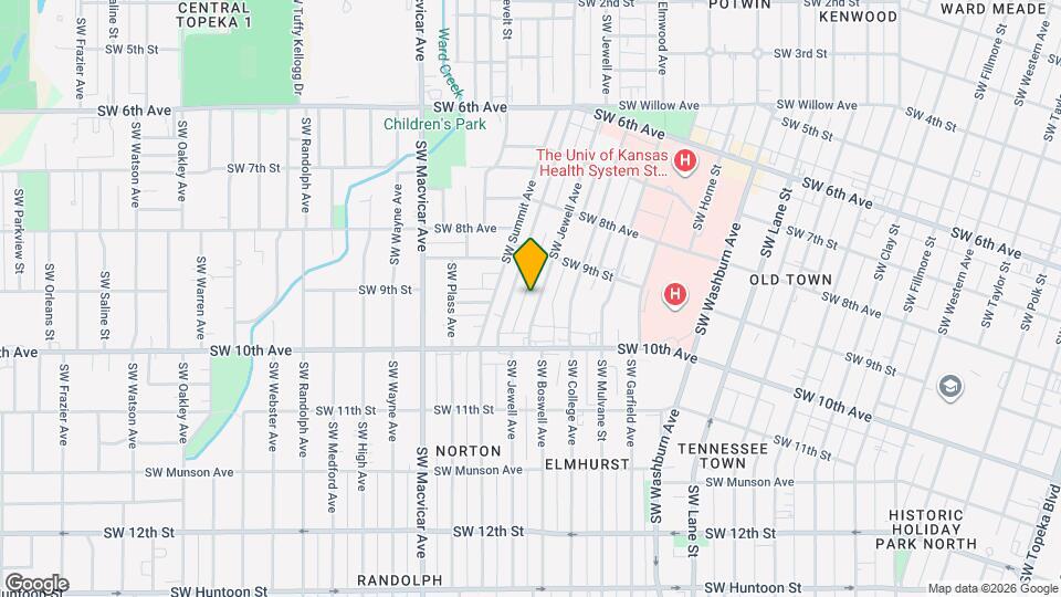 939 SW Jewell Ave Map and Location Details