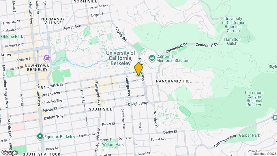 2737 Durant Ave Map and Location Details