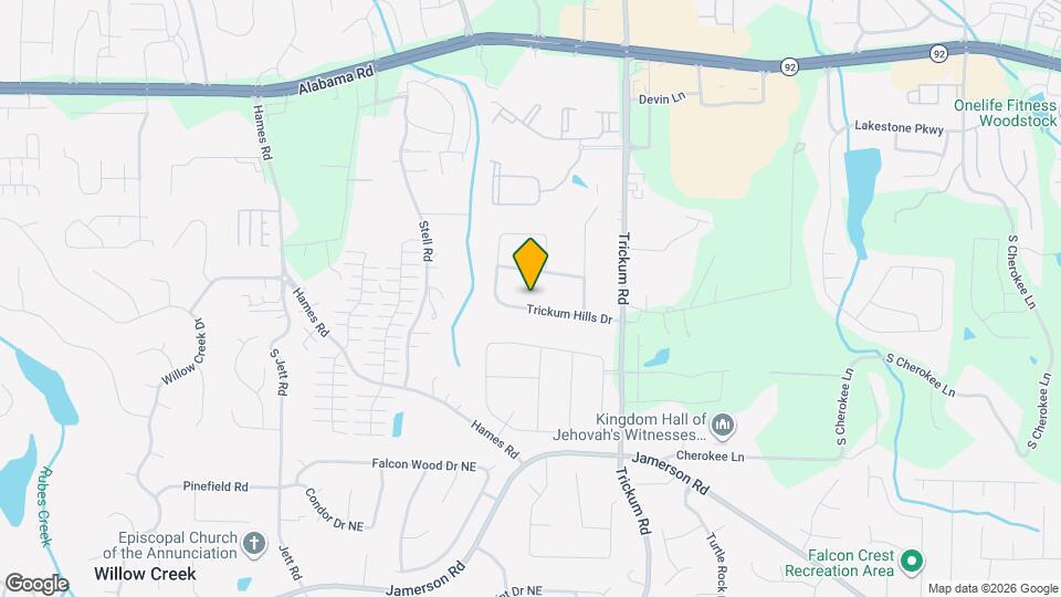 116 Trickum Hills Dr, Unit 116 Trickum Apartment Unit Map and Location Details
