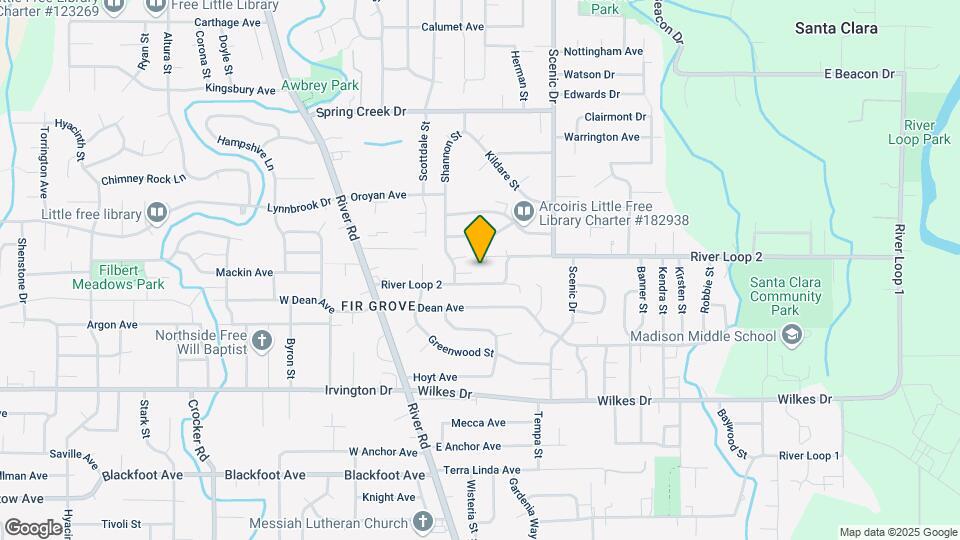 340 N Grove Ct Map and Location Details