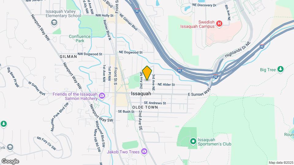 250 NE Alder St Map and Location Details