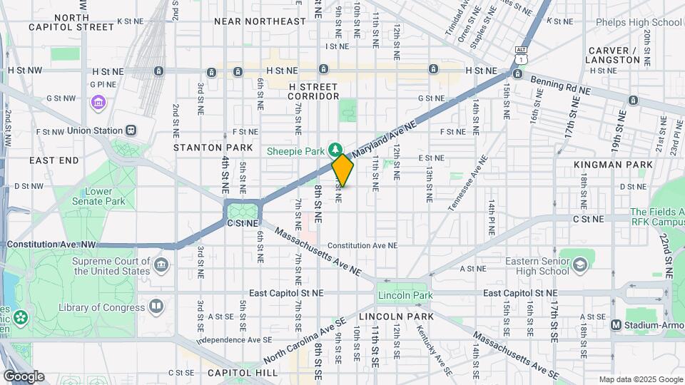 901 D St NE, Unit 3 Mapa y Detalles de la Ubicación