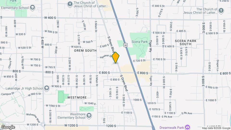 747 Hanover Dr Map and Location Details