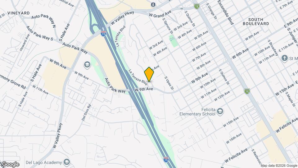 880 La Terraza Blvd Map and Location Details