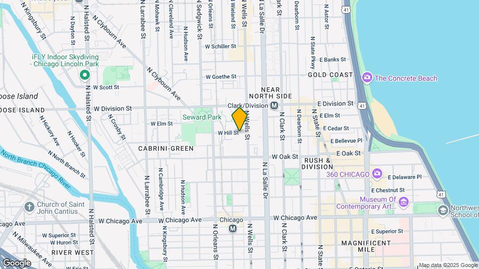239 W Hill St Map and Location Details