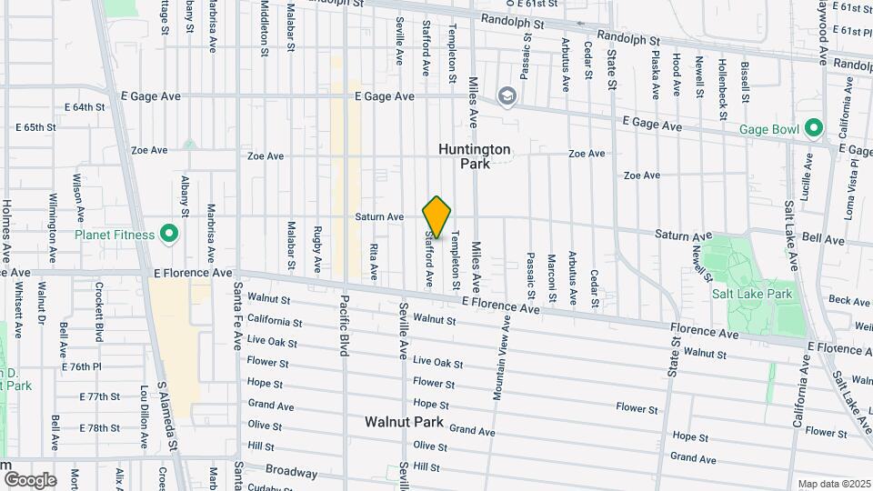 7018 Stafford Ave Mapa y Detalles de la Ubicación
