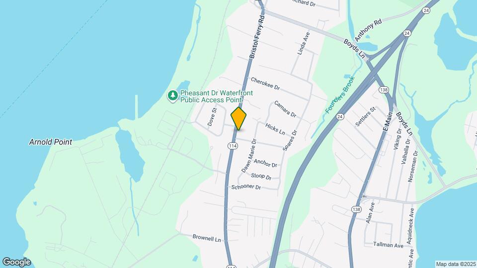 357-357 Bristol Ferry Rd Map and Location Details