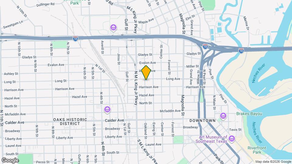 980 Oakland St Map and Location Details