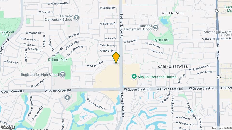 1055 W. Diamondback Dr. Map and Location Details
