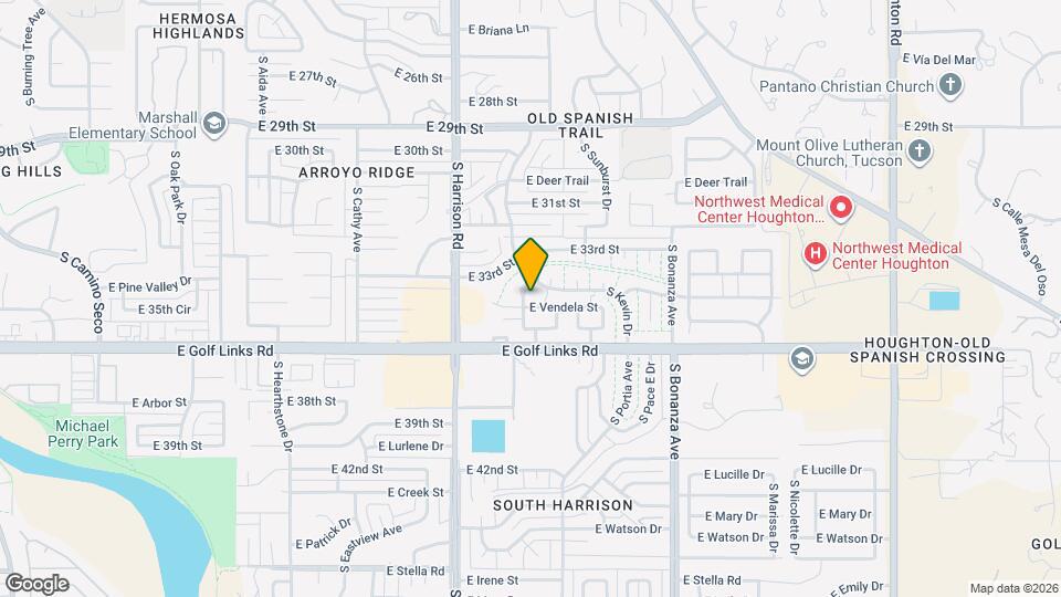 2455 S Cybil Ave Map and Location Details