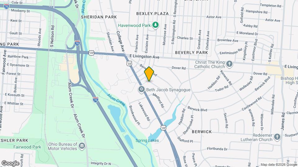 2349 Beverly Pl Map and Location Details