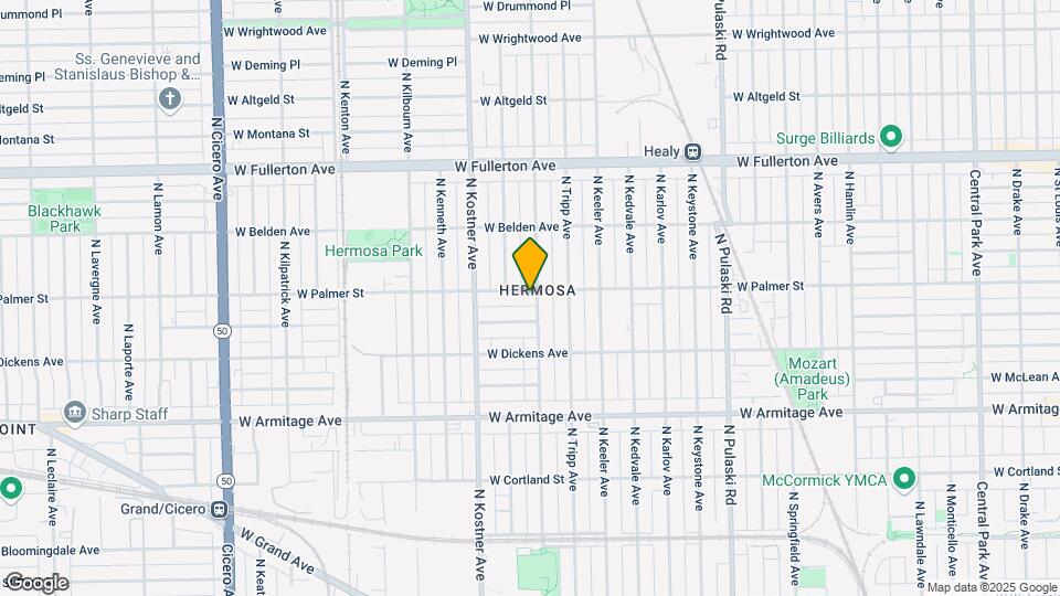 2150 N Kildare Ave Map and Location Details