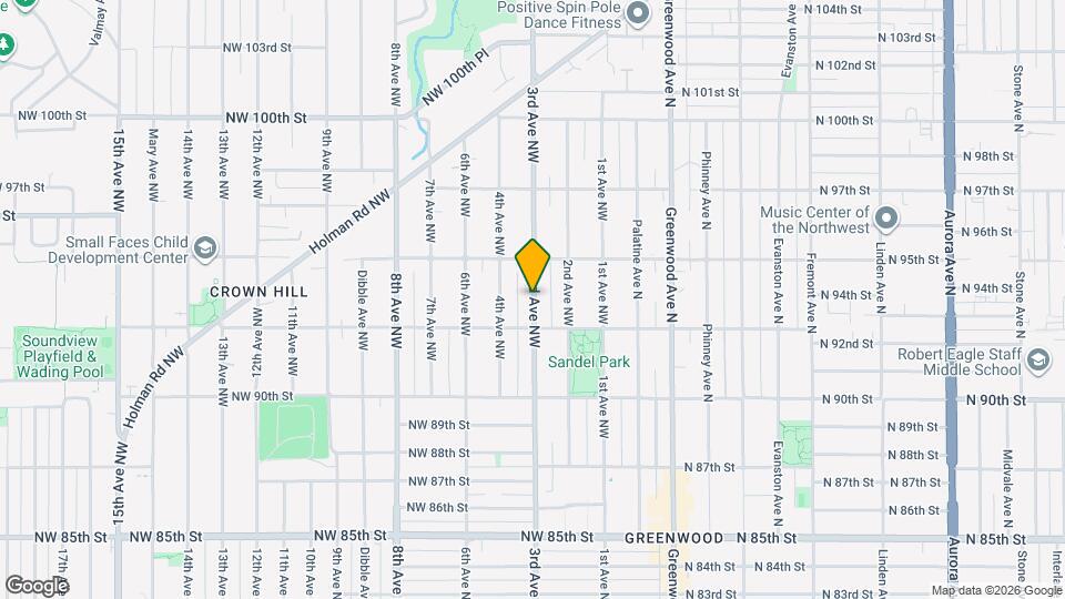 9221 3rd Ave NW Map and Location Details