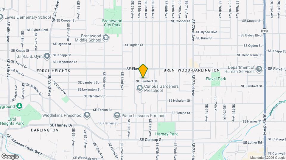 7734 SE 65th Ave Map and Location Details