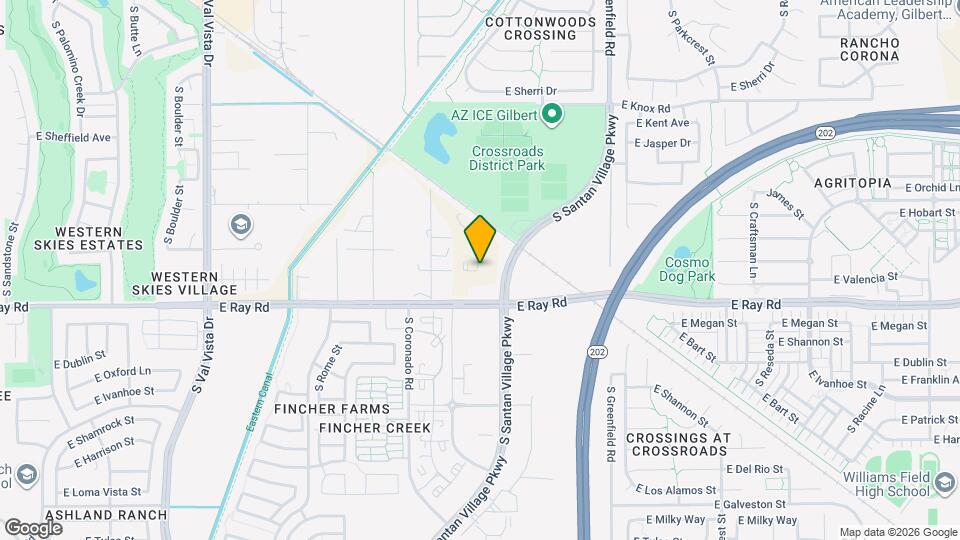 Marigold Ranch at San Tan Village Mapa y Detalles de la Ubicación