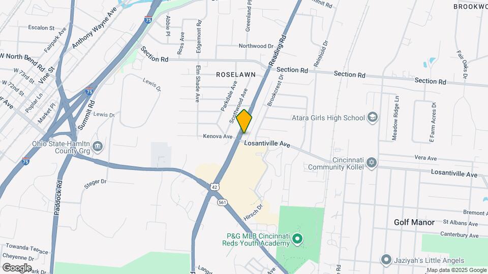 7204 Reading Rd, Unit 4 Map and Location Details