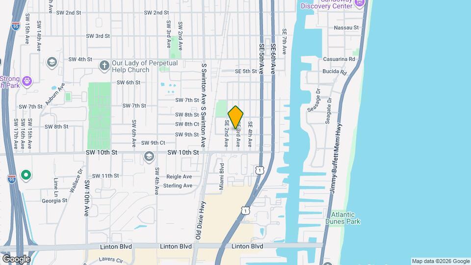 213 SE 9th St Map and Location Details