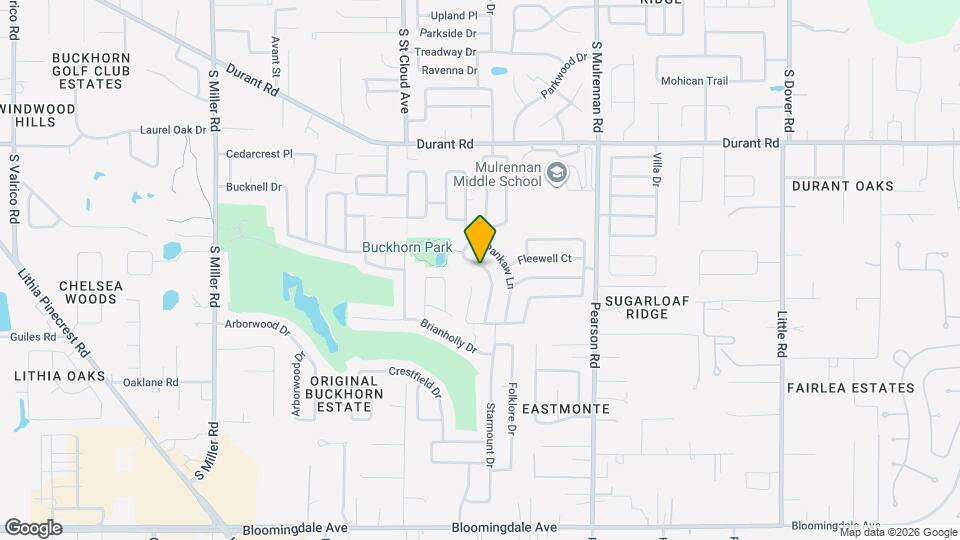 2822 Buckhorn Preserve Blvd Mapa y Detalles de la Ubicación